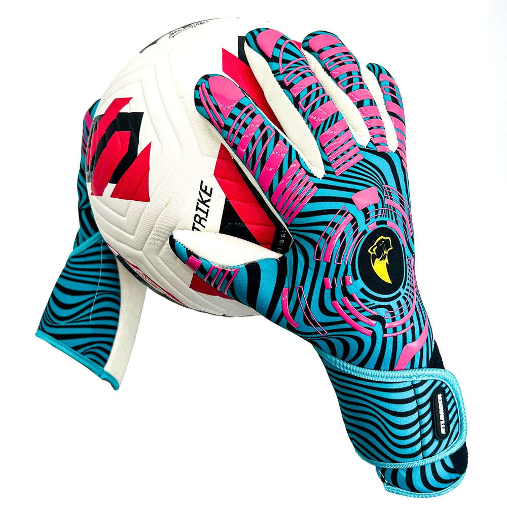 Professional Football Goalkeeper Gloves – Kids & Adults Latex Grip Goalie Gloves for Soccer Training & Match Play