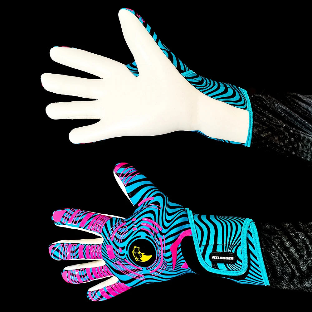 Professional Football Goalkeeper Gloves – Kids & Adults Latex Grip Goalie Gloves for Soccer Training & Match Play