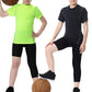 Kids Football Skins Compression Leggings – Boys Sports Base Layer Tights for Training, Running & Football