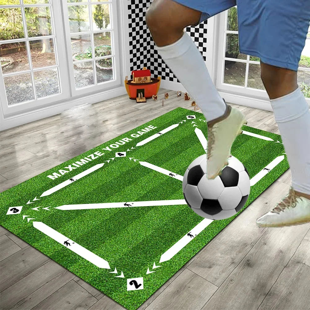 Football Training Mat – Non-Slip Dribbling & Agility Practice Mat for Kids & Adults | SoccerWares