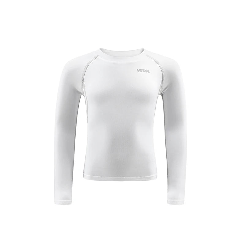 Kids Football Skins Set – Compression Base Layer Top & Leggings for Training | Youth Thermal Sports Underwear