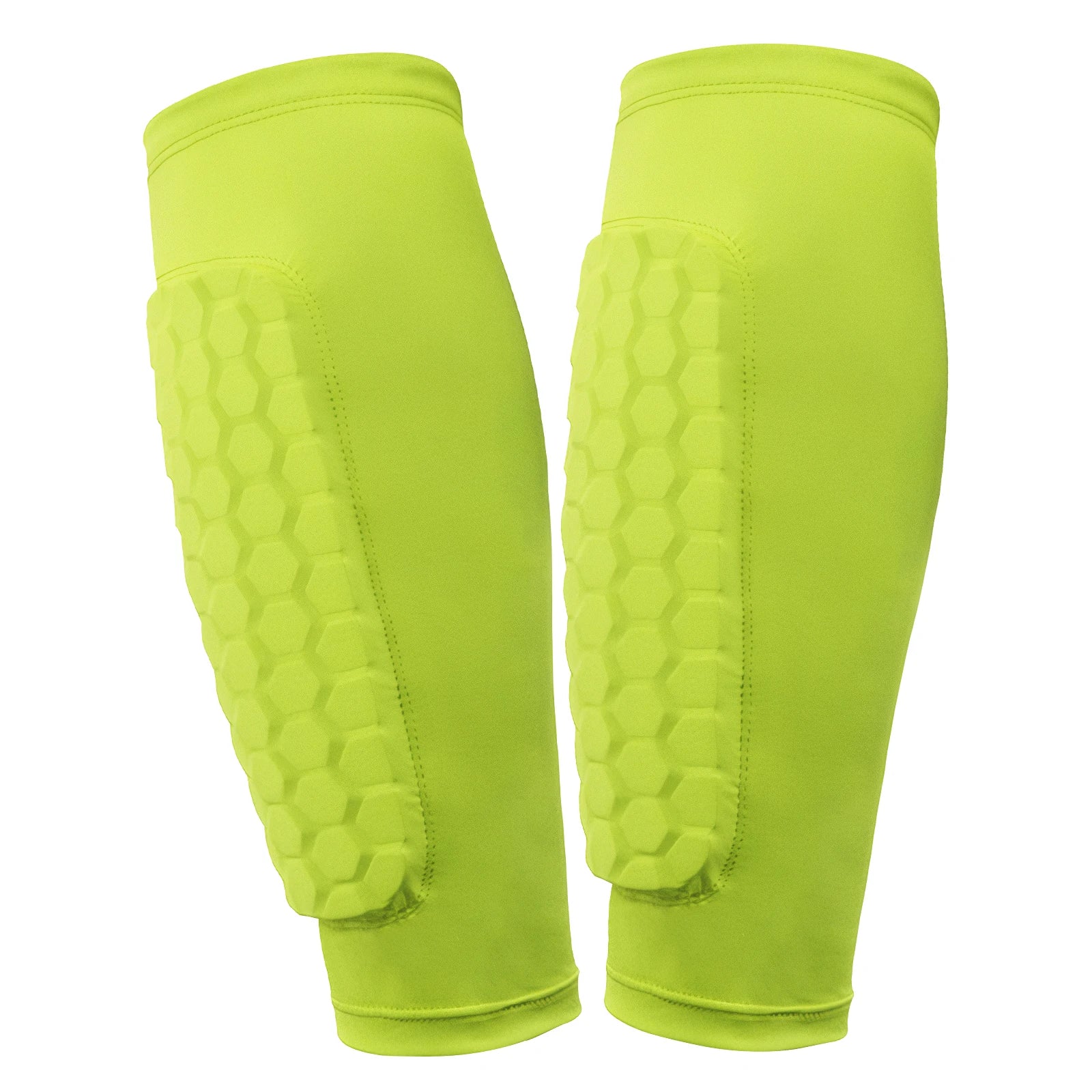 Comp Guard Fit Honeycomb Sleeve Shin Guards – Lightweight Compression Fit Football Pr ...