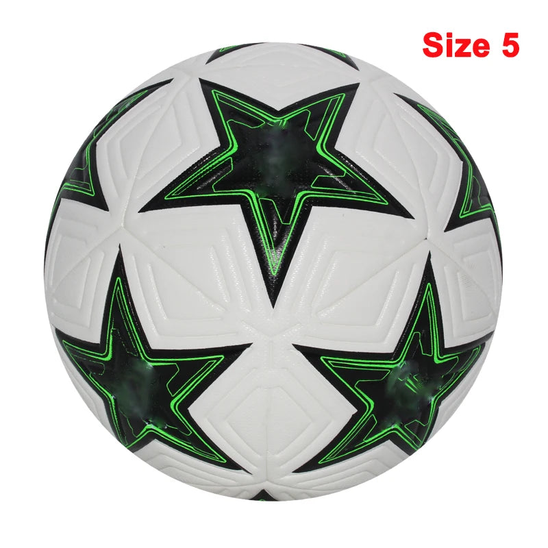 Pro Match & Training Football – Seamless PU Soccer Ball (Size 4 / 5) | Outdoor Professional Grip & Flight Control