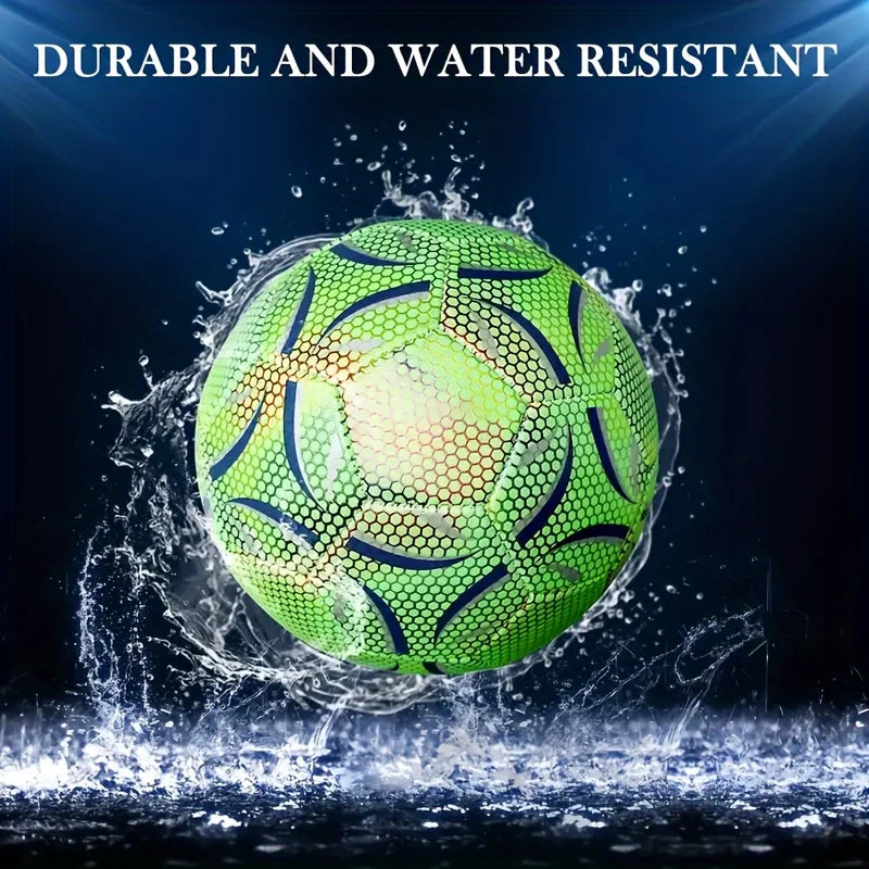 Glow-in-the-Dark Football – Pro Size 5 PU Soccer Ball | Durable, Machine-Sewn Design for Night Training & All-Weather Play
