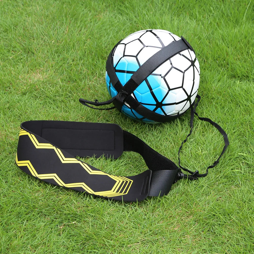 Football Kick Trainer – Adjustable Solo Soccer Training Belt | Elastic Kickback Ball Trainer for Kids & Adults