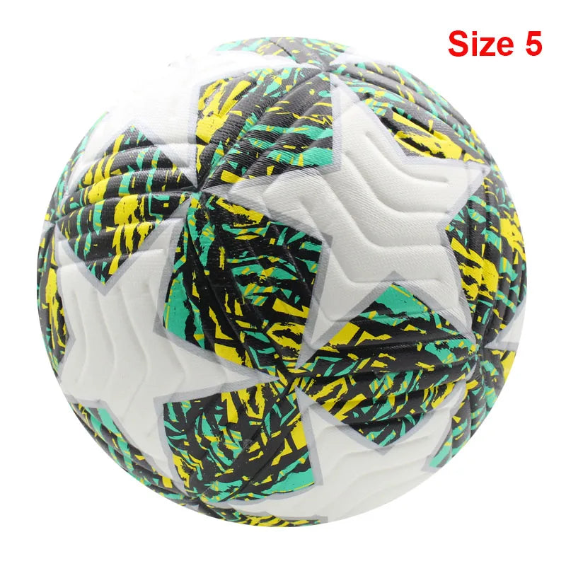 Pro Match & Training Football – Seamless PU Soccer Ball (Size 4 / 5) | Outdoor Professional Grip & Flight Control