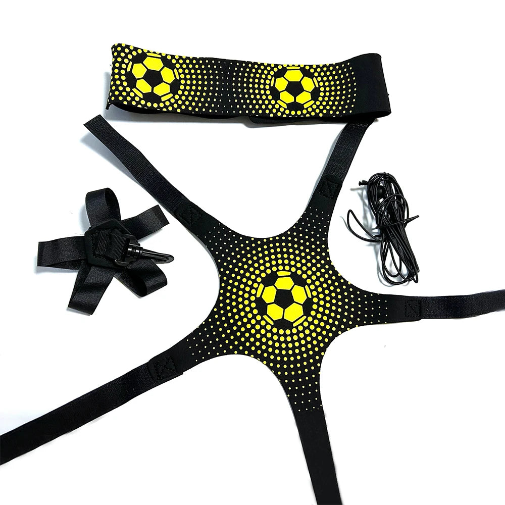 Football Training Belt – Adjustable Solo Soccer Trainer for Kids & Adults | Kickback Belt for Ball Control & Passing Practice