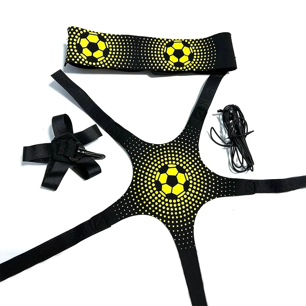 Football Training Belt – Adjustable Solo Soccer Trainer for Kids & Adults | Kickback Belt for Ball Control & Passing Practice