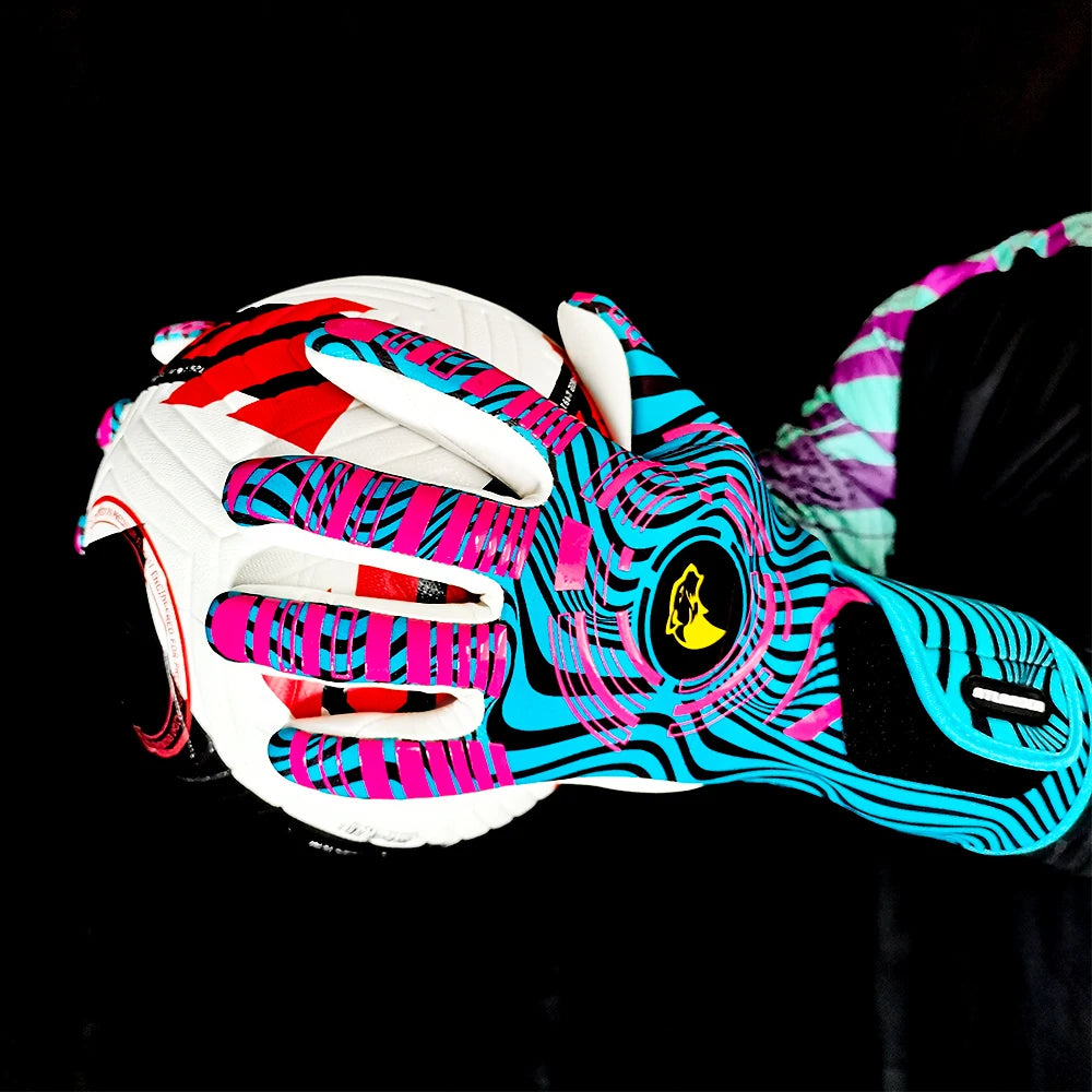 Professional Football Goalkeeper Gloves – Kids & Adults Latex Grip Goalie Gloves for Soccer Training & Match Play