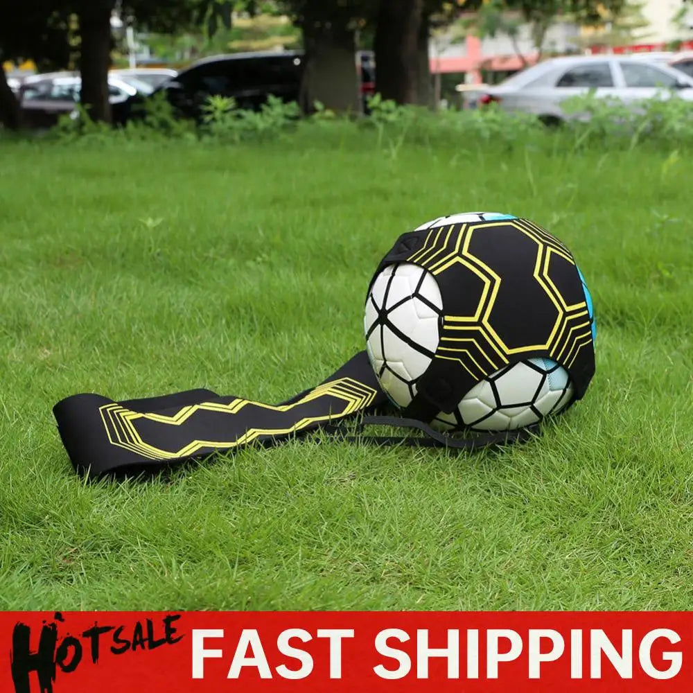 Football Kick Trainer – Adjustable Solo Soccer Training Belt | Elastic Kickback Ball Trainer for Kids & Adults