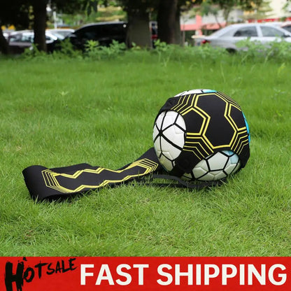 Football Kick Trainer – Adjustable Solo Soccer Training Belt | Elastic Kickback Ball Trainer for Kids & Adults