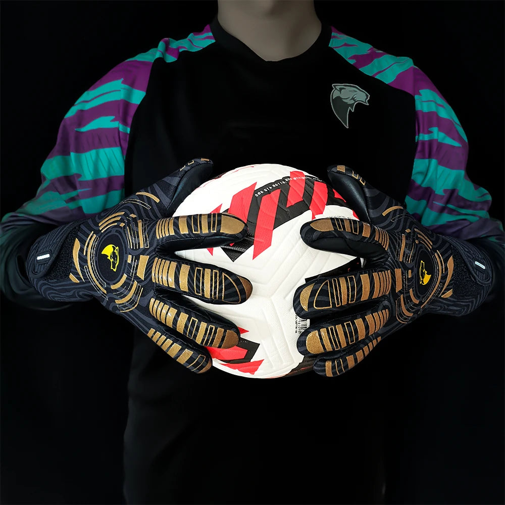 Professional Football Goalkeeper Gloves – Kids & Adults Latex Grip Goalie Gloves for Soccer Training & Match Play