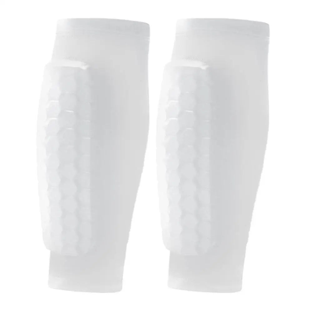 Honeycomb Compression Shin Pad Sleeves – Breathable EVA Protection for Football, Skiing & Outdoor Sports (Unisex)