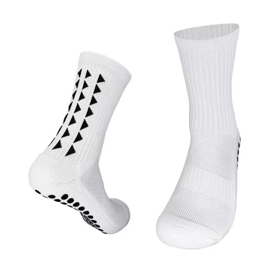 6-Pair Football Grip Socks – Anti-Slip Athletic Socks for Men & Women | Towel Bottom Sports Socks for Football, Rugby, Gym & Running