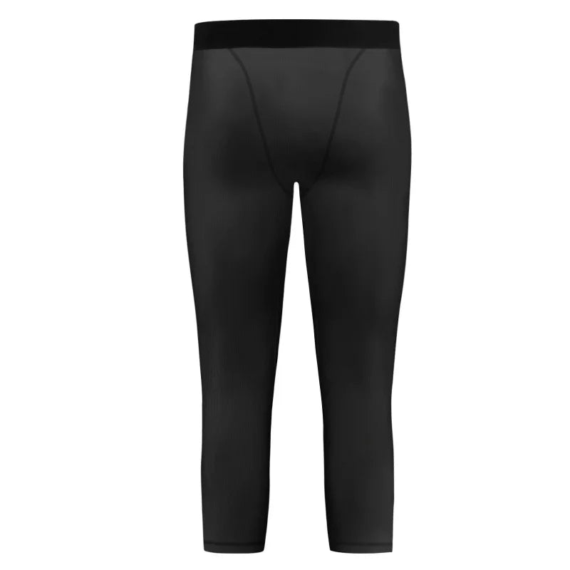 Kids Football Skins Compression Leggings – Boys Sports Base Layer Tights for Training, Running & Football