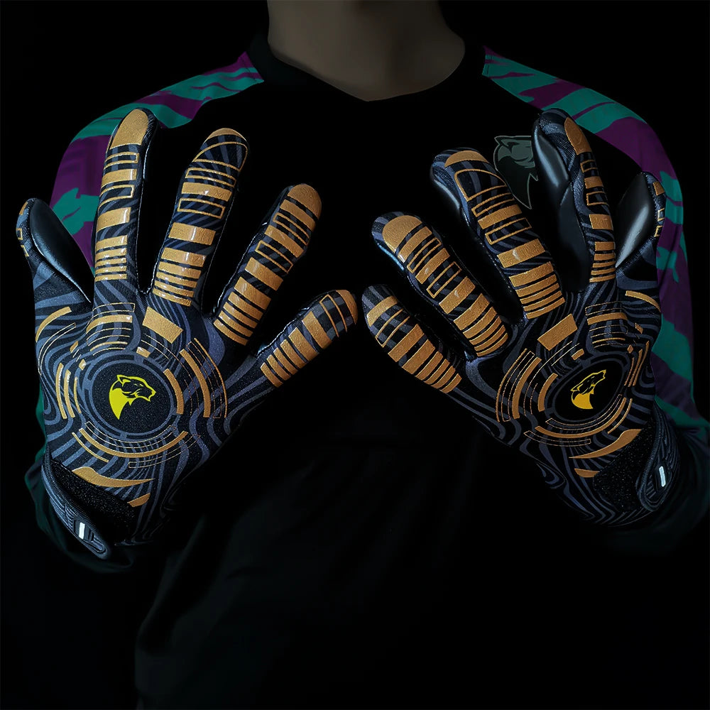 Professional Football Goalkeeper Gloves – Kids & Adults Latex Grip Goalie Gloves for Soccer Training & Match Play