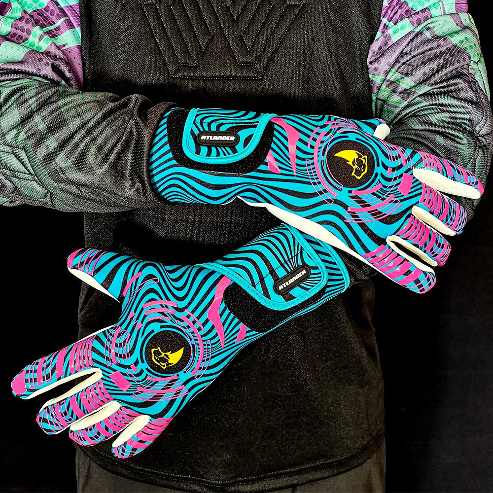 Professional Football Goalkeeper Gloves – Kids & Adults Latex Grip Goalie Gloves for Soccer Training & Match Play