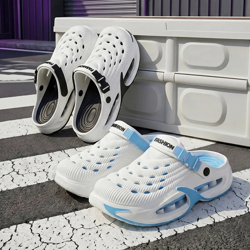 Unisex Cloud Comfort Slip-On-Shoes – Chunky & Cushioned Beach Wear