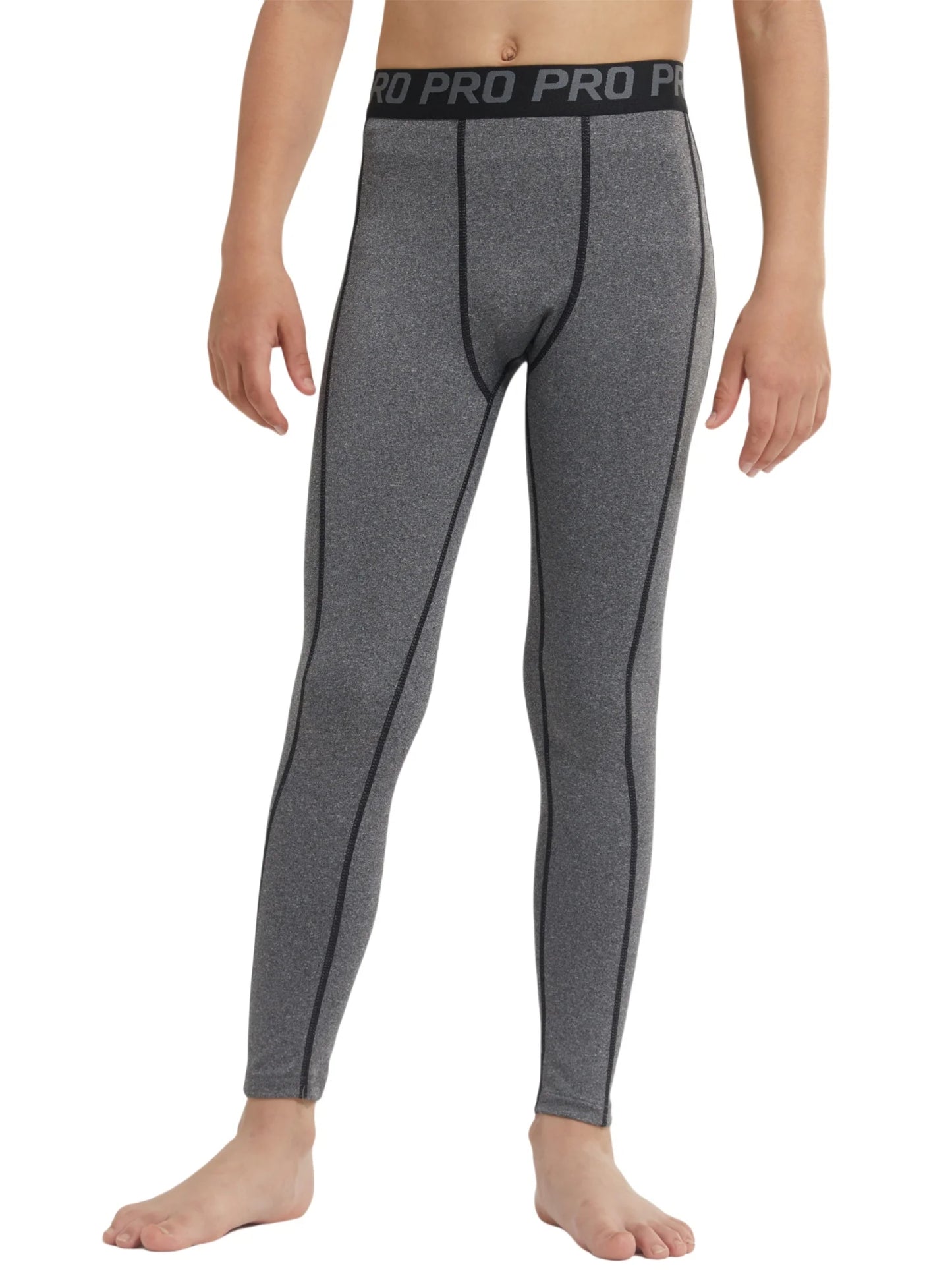 Kids Football Skins Compression Leggings – Youth Base Layer Tights for Training & Cold Weather Sports