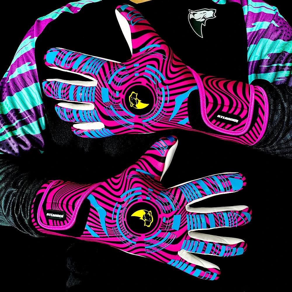 Professional Football Goalkeeper Gloves – Kids & Adults Latex Grip Goalie Gloves for Soccer Training & Match Play