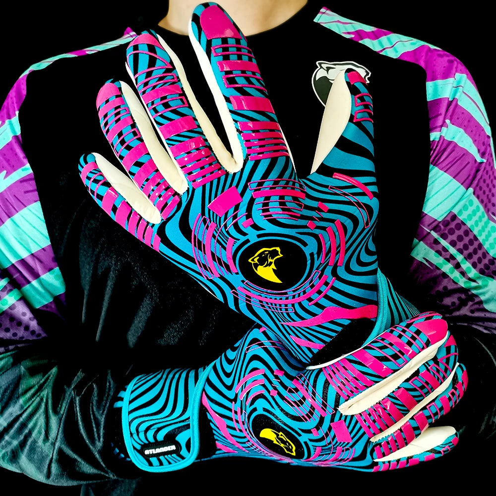 Professional Football Goalkeeper Gloves – Kids & Adults Latex Grip Goalie Gloves for Soccer Training & Match Play