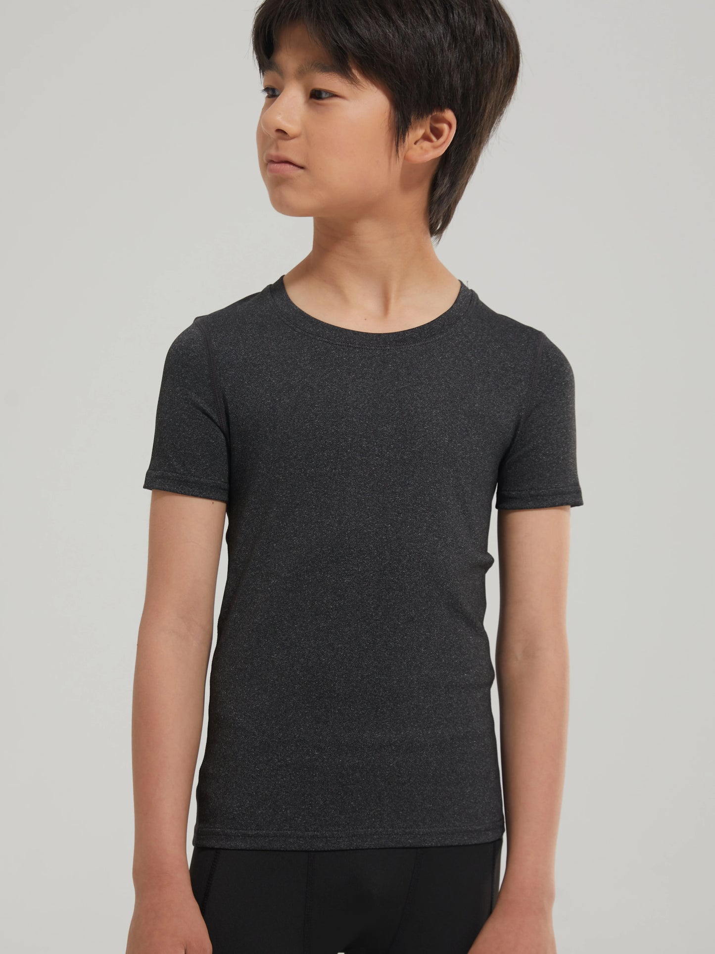 Kids Football Skins Short Sleeve Compression Top – Boys Quick-Dry Base Layer Shirt for Training and PE