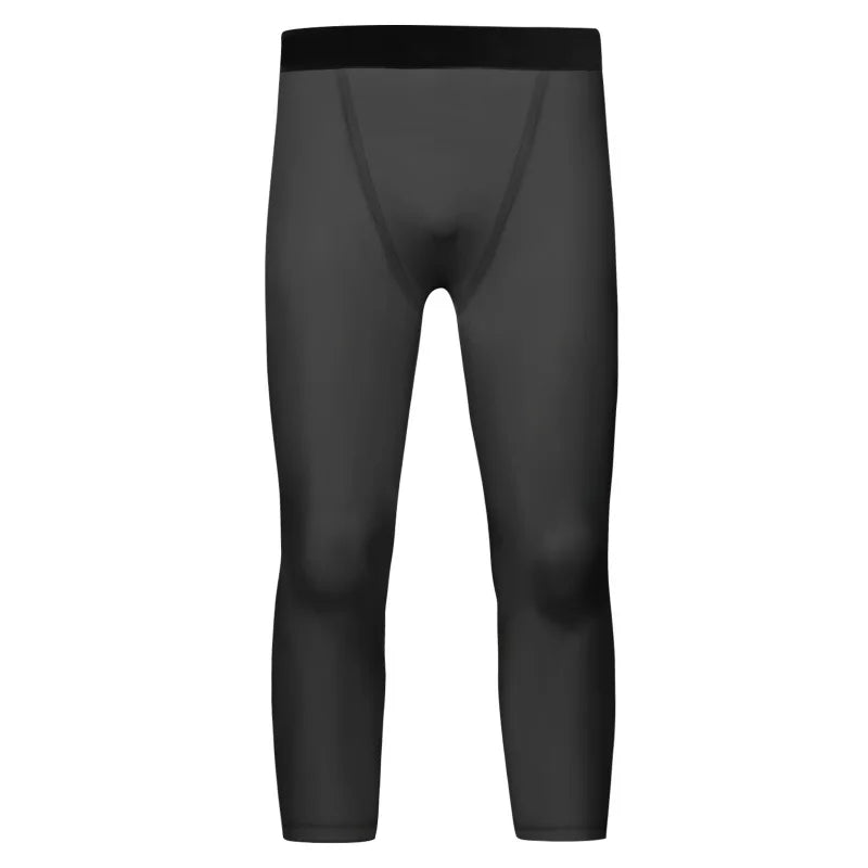 Kids Football Skins Compression Leggings – Boys Sports Base Layer Tights for Training, Running & Football