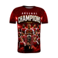 Arsenal Premiership Champions 2025/26 All-Over Print Performance T-Shirt (NEW)