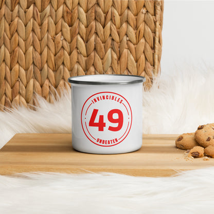 Arsenal 49 Unbeaten Enamel Mug