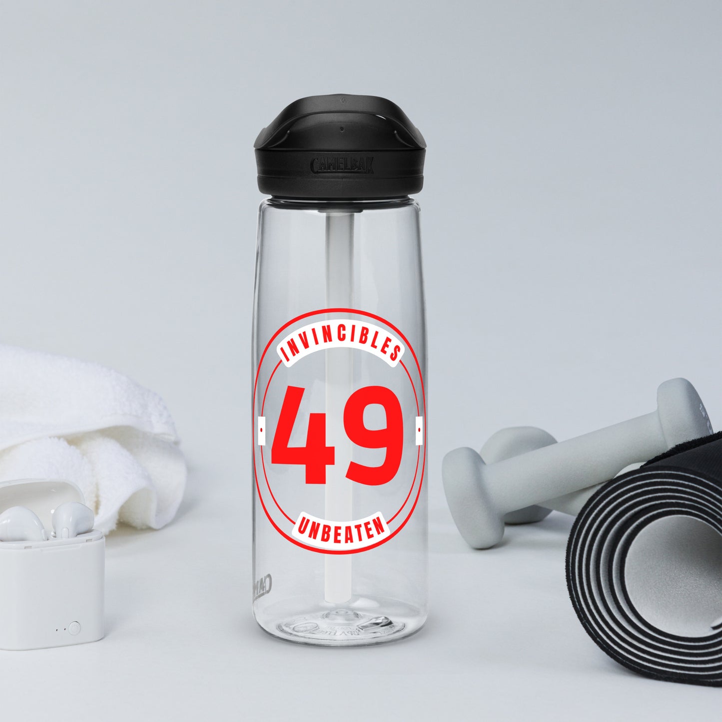 Arsenal 49 Unbeaten Sports Water Bottle